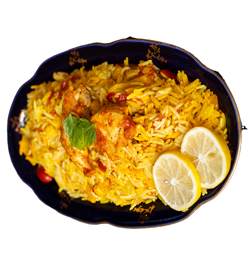 Chicken biryani plate (تشيككين بيرياني بلاتي)